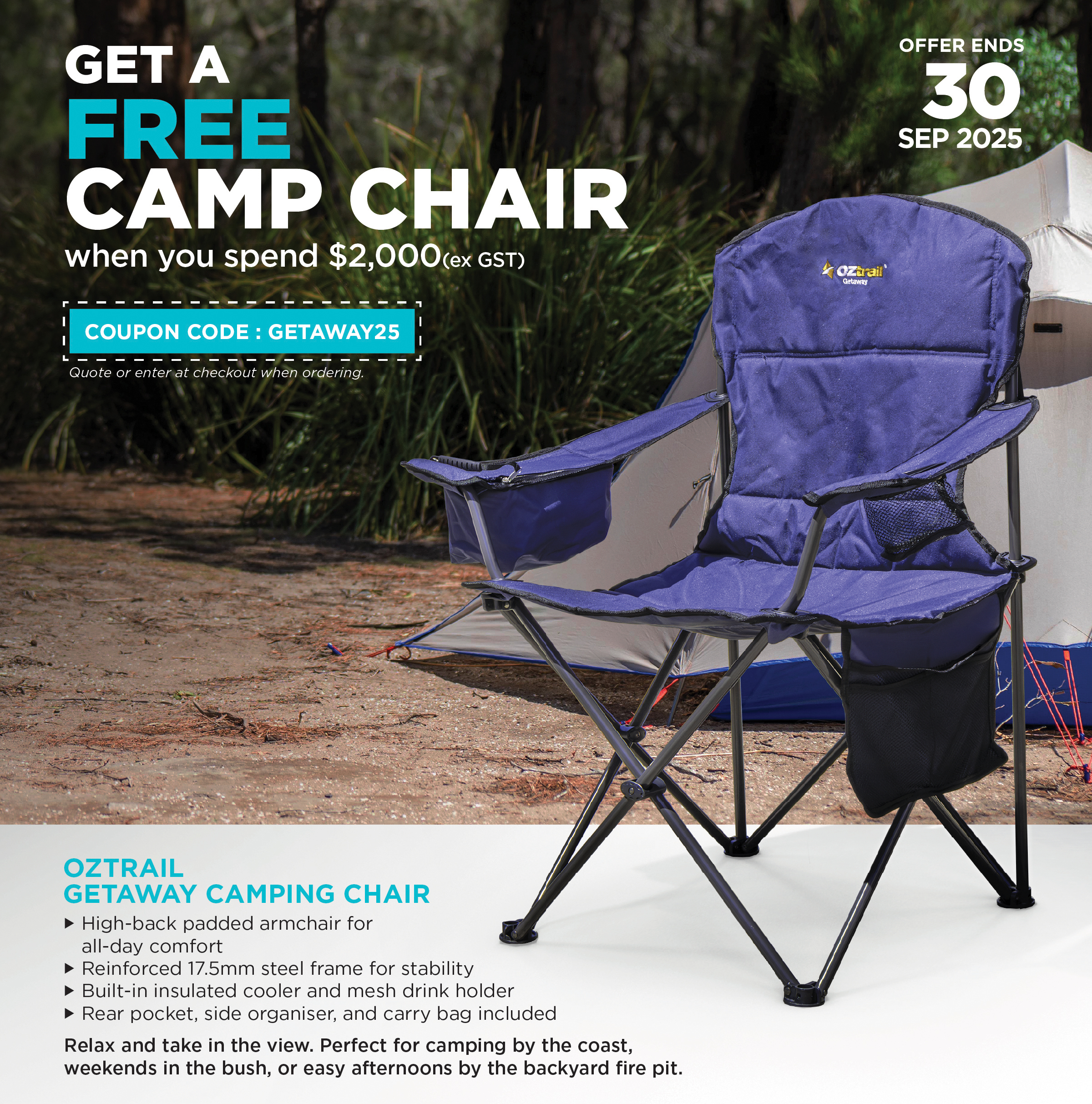 Camp Chair Giveaway Hero